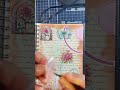 1 - Minute Scrapbook Page – Quick &amp; Cute! #shorts  #journaling #asmr