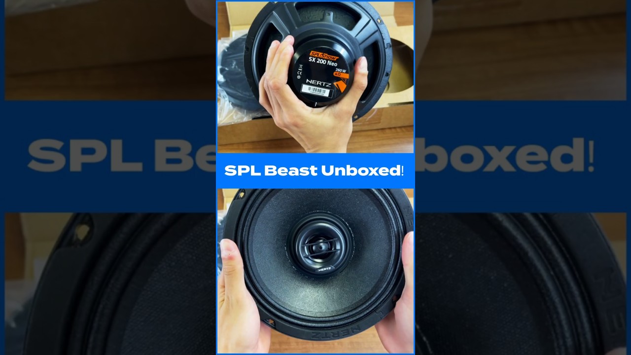 🔥 Hertz SX 200 NEO Unboxing | 8" High-SPL Coaxial Powerhouse! 🔥
