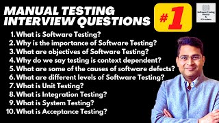 Manual Testing Interview Questions and Answers with Examples - Part 1