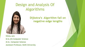 L - 1.16 : Why Dijkstra