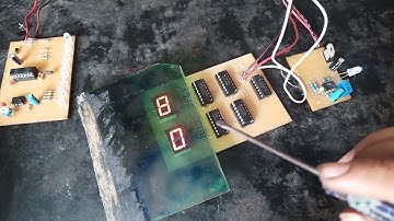 mạch đếm 74192 và 74247, hiển thị số trên led 7 đoạn