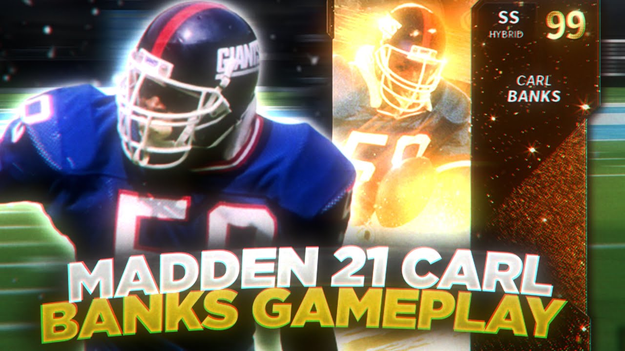 BEST STRONG SAFETY IN THE GAME! GOLDEN TICKET CARL BANKS GAMEPLAY