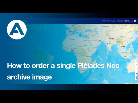 How to order single Pléiades Neo archive image