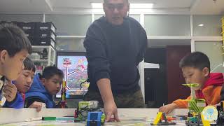 FLL2022 EV3 Program Color senser line follow and stop by Takotaro