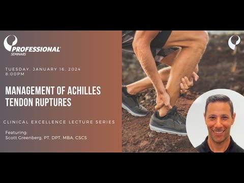 Management of Achilles Tendon Ruptures