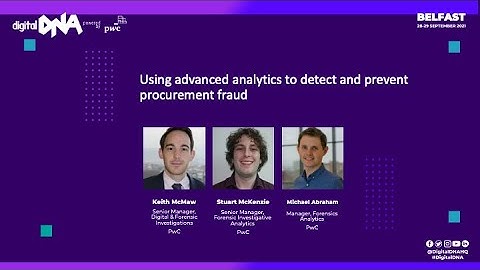 Using advanced analytics to detect and prevent procurement fraud