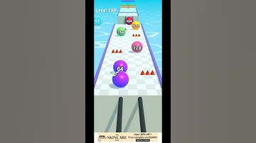 Ball Run 2048 MAX LEVEL 188 Gameplay #shorts #vairlvideoshorts #youtobevideo #gaming #ios #android