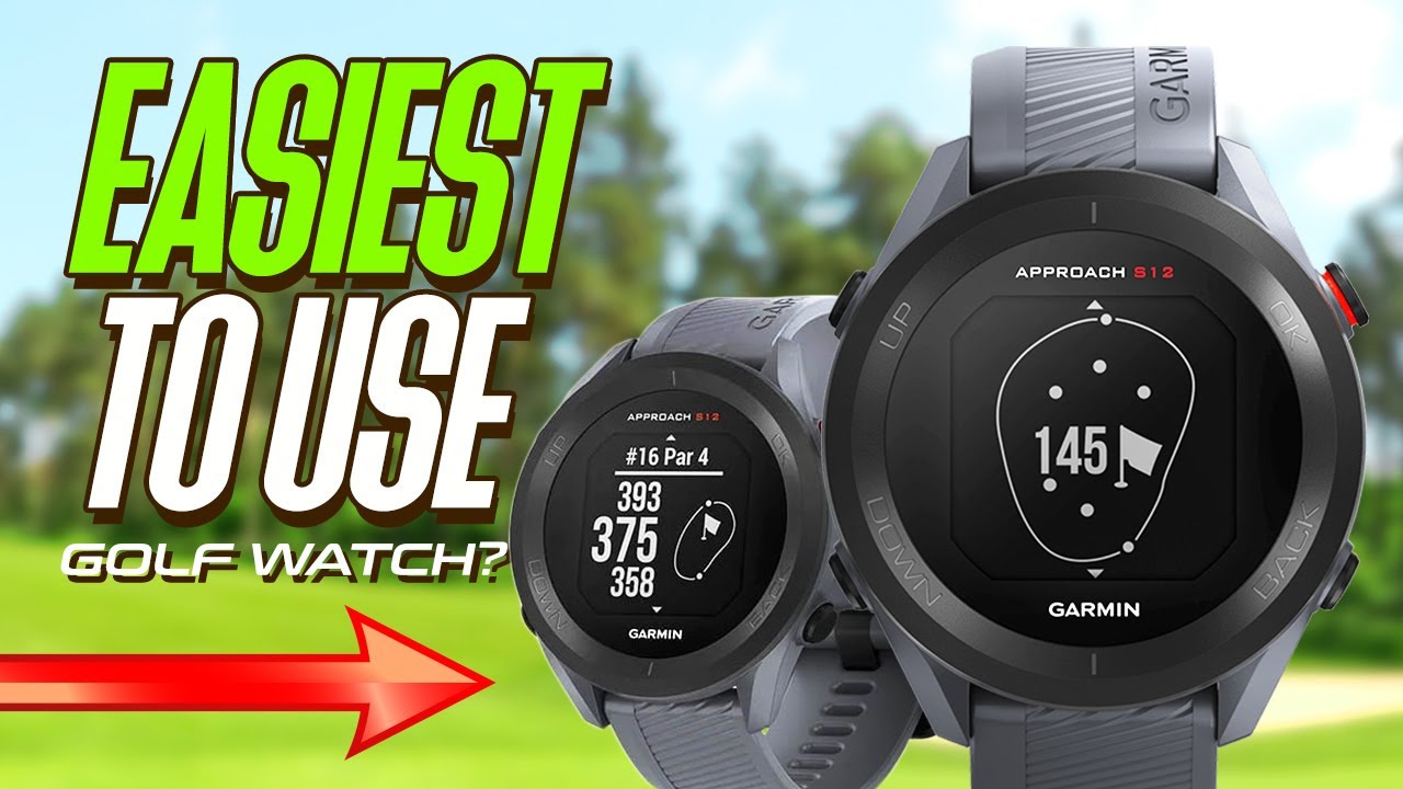 The EASIEST TO USE GPS WATCH? Garmin Approach S12 Golf GPS Watch