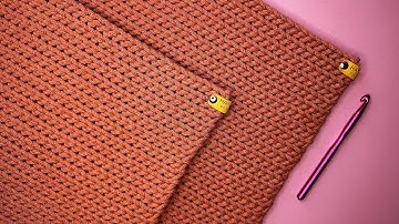 Easy Crochet Rectangle Placemat tutorial | Camel Pattern | Large Size