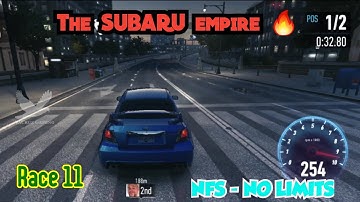 The SUBARU Nation 🔥 Need For Speed No Limits Mobile Gameplay Race #10, #nfsnolimits