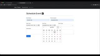 event demo screenshot 4