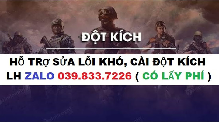 Lỗi không vô được đọt kích báo thiếu file