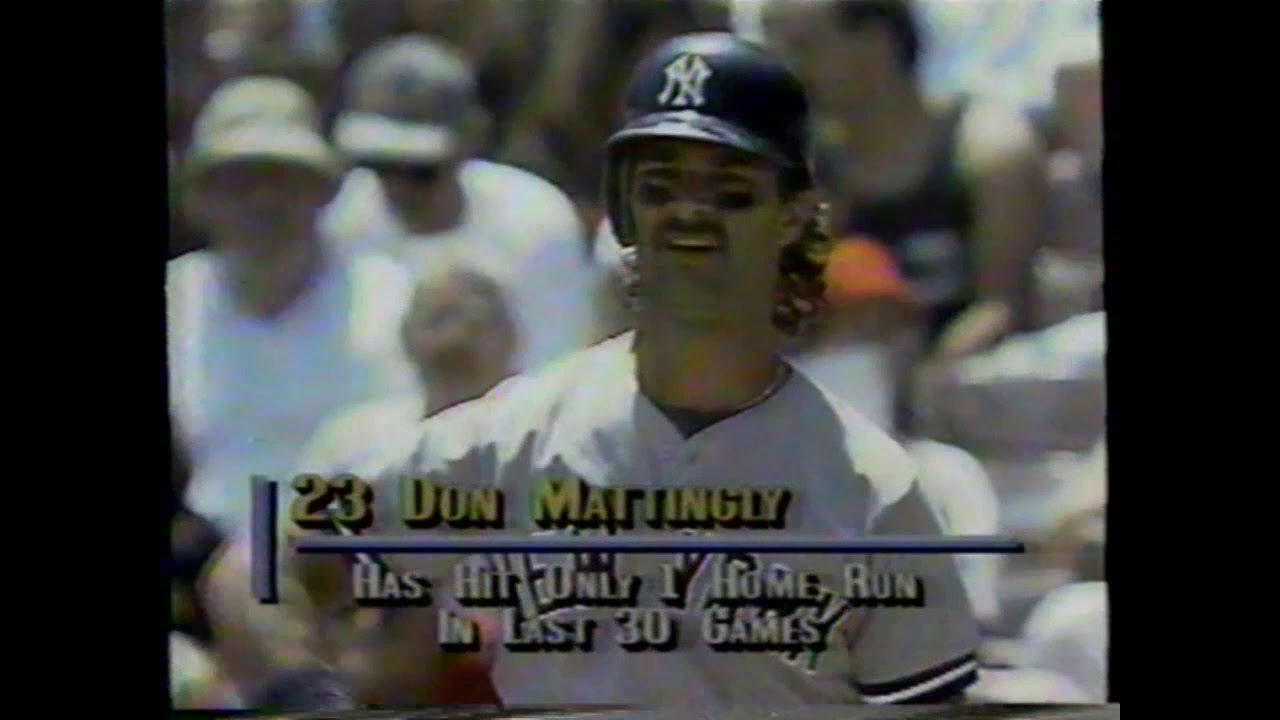 1991: Yankees @ Angels (Chuck Finley pitching)