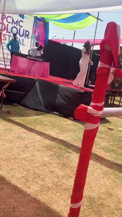 holi celebration anchoring