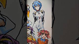 How To Draw Rei Ayanami Of Evangelion