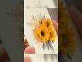 紙をくるくる巻いてヒマワリの花🌻 Paper Sunflowers #向日葵 #ペーパーフラワー #夏の花