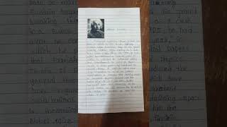 scientist Albert Einstein information in English writting paragraph