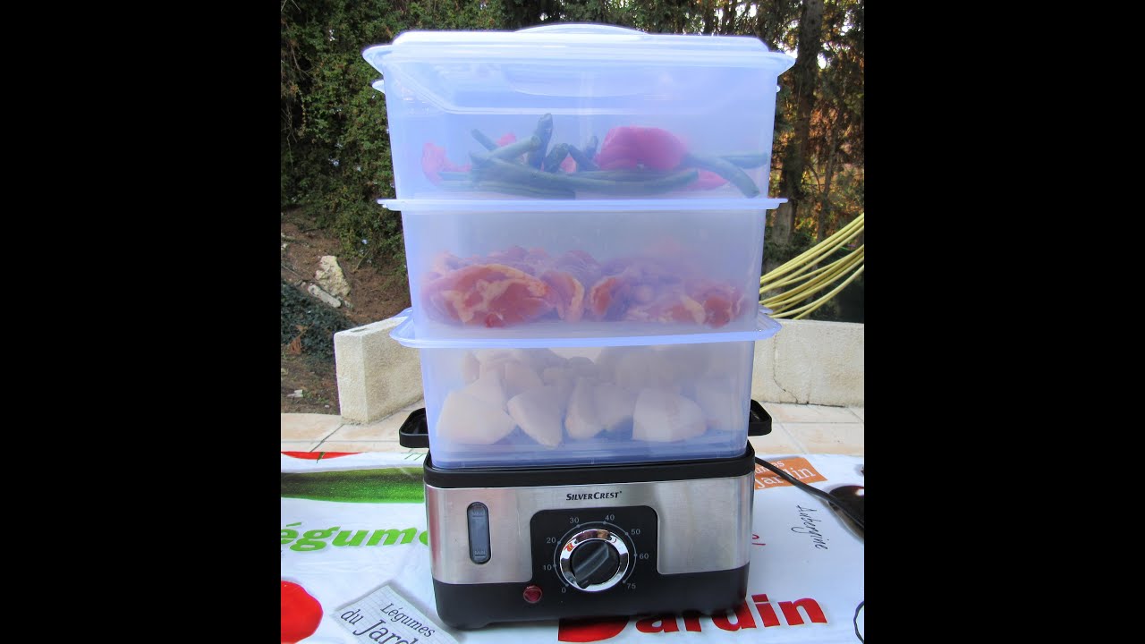 Food Steamer SDG 950 C3 Silvercrest from Lidl... Chicken tights, potato