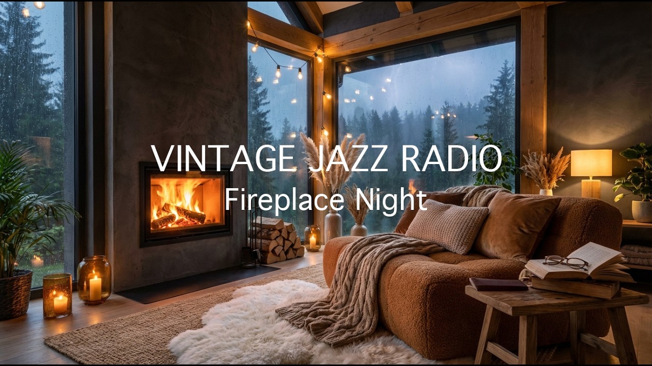 🚫 Jazz Fireplace Radio 84 | This Jazz Hijacks Your Brain