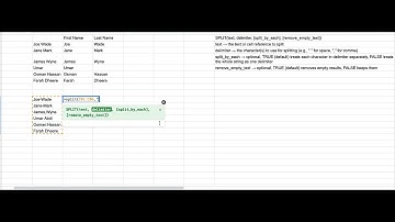 Google Sheets & Excel SPLIT Function: Separate Text into Multiple Cells