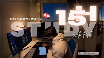 🎉 1K SPECIAL: 15H Study Marathon! 📚 | 50/10 Pomodoro ⏳ | Engineering Student ⚙️ | Cozy fireplace 🪵🔥