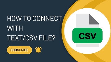 How to Connect Text/CSV file? What is Delimiter? #powerbi