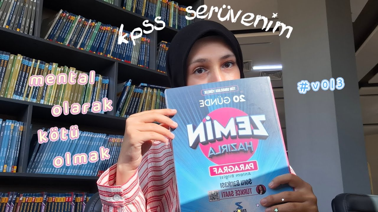 KPSS 2026 | kütüphanede verim(siz) ders çalışalım 📚🥱