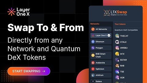 Swap Directly Into Quantum DeX Tokens from Any Network | No Bridges