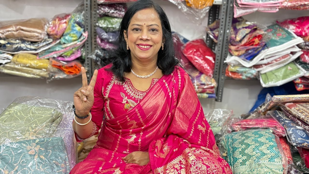 Market fail krdi 😍 50 to 70% off saree | megha designer saree collection