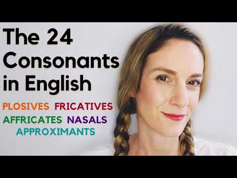 Vídeo: Quines consonants es consideren consonants sonorants?
