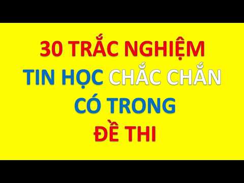 Video: Bài thi CSCS có phải là trắc nghiệm không?