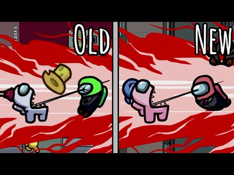 Among Us 15 Player Lobby Update - Old VS New Kill Animations