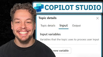 How to Setup Topic Inputs in Copilot Studio