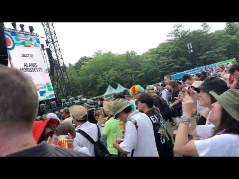 グリーンステージ2023/7/29【fujirock2023Saturday】　#fujirock  #frf   #フジロック　土曜日　キャンプサイト　フジロッカー　ボードウォーク　オアシス