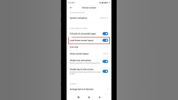 How to off lock home screen layout in poco phone #shorts