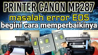 Canon G2010 Error P10 | G2000, G1000 blinking 10 kali Bergantian, atau printer error E05, Error E15