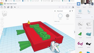 Creating and printing a name tag using TinkerCAD