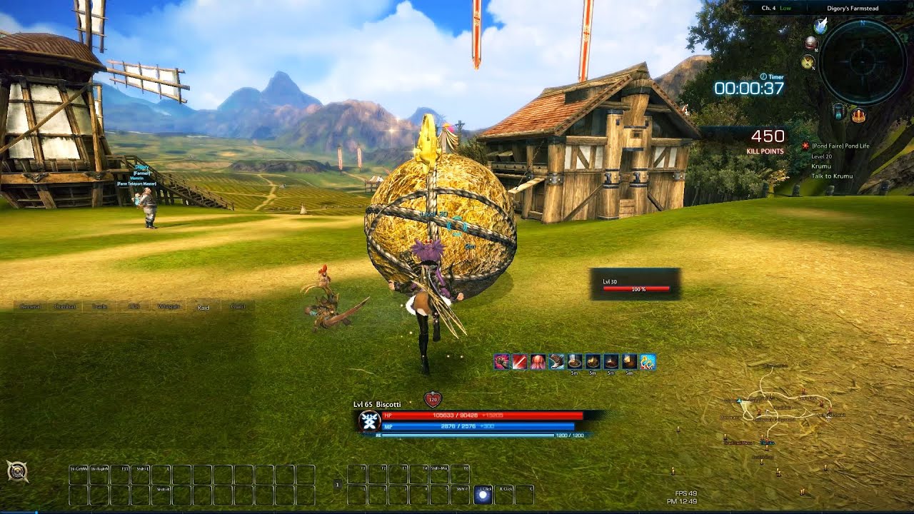 tera rootstock kick bale minigame rank 1 youtube
