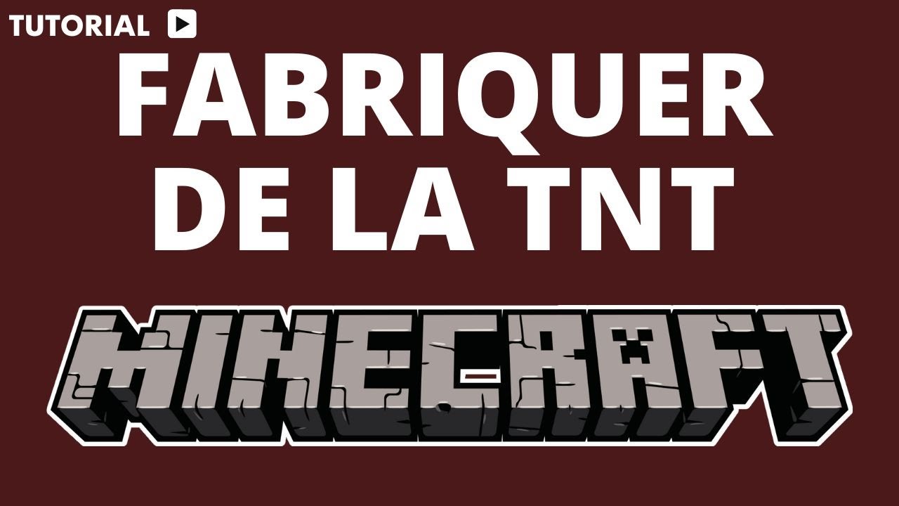 Comment faire une tnt sur Minecraft - YouTube