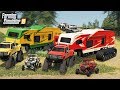 FS19- CAMPING WITH NEW $120,000 TRACKED CAMPER & NEW "DODGEZILLA" (MULTIPLAYER)