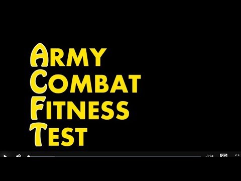 Army Combat Fitness Test Tutorial