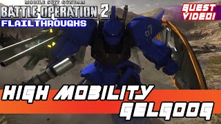 Gundam Battle Operation 2: Guest Video! MS-14B Gelgoog High Mobility Type