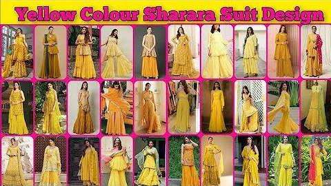 Designer Sharara for Haldi rasam  ceremony #trending #fashionworld Haldi outfit ideas for bride 2025