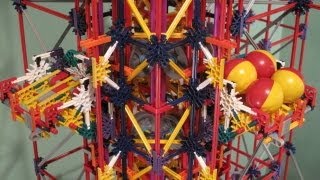 New Knex Ball Machine Lift - Test Run
