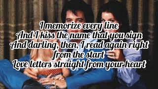 Elvis Presley - Love Letters (Lyrics)