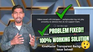 KineMaster Export Error Solved! 😱 Transparent Background Problem Fixed | DrAmA Tech