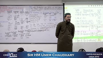 CAF 1 POST BATCH Sir Umer Lecture 18 A2
