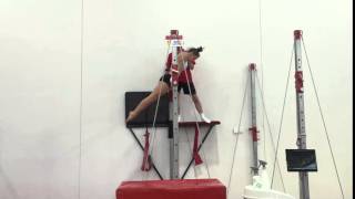 Teliah - Comaneci Salto on Bars (1st attempts)