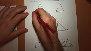 Lesson 10 Solve for Unknown Angles - Angles in a Triangle