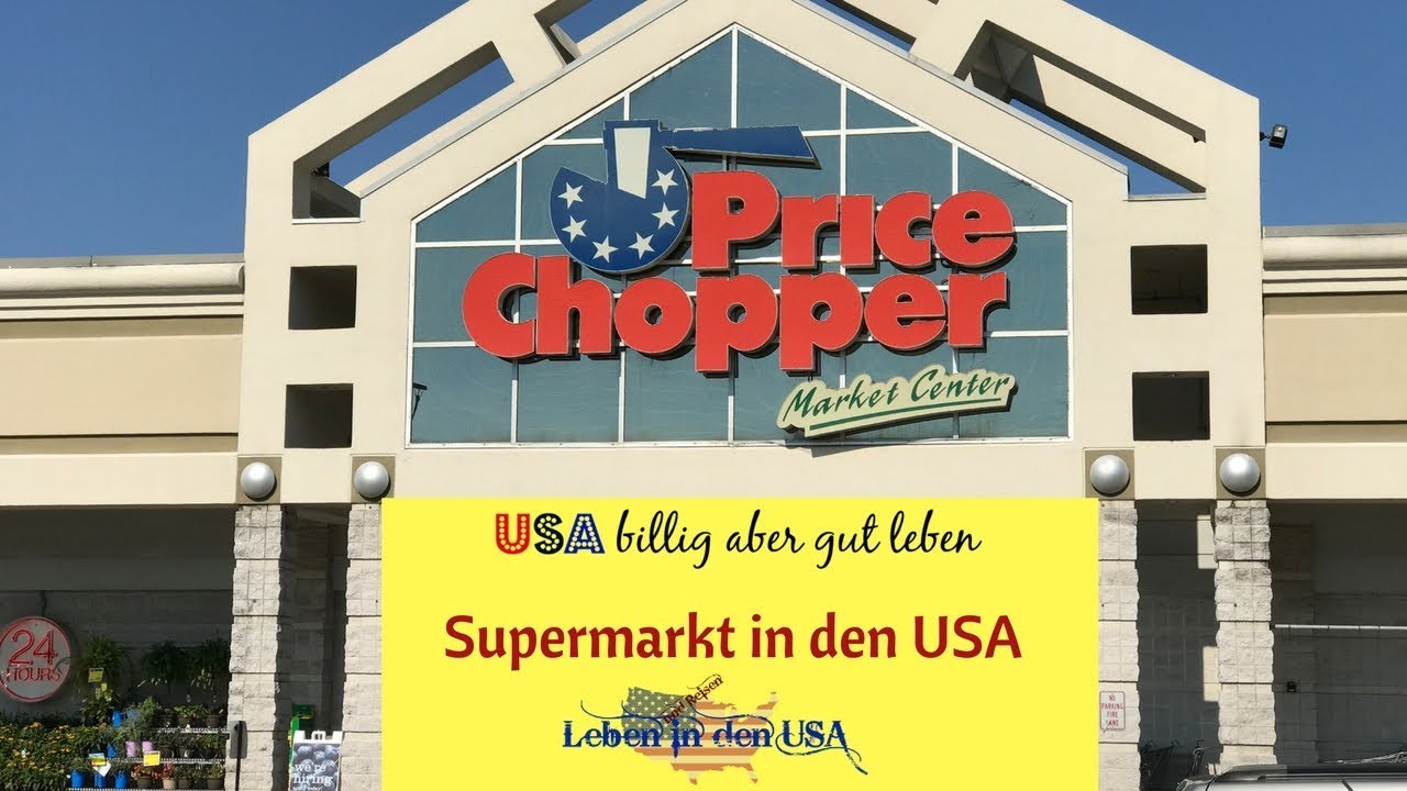 Normaler Supermarkt in den USA - Leben in den USA und Einkaufen